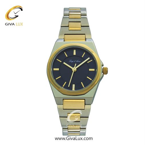 ساعت مچی اورجینال زنانه LdA | لوئیجی د آنا | Luigi d'Ana نقره ای-طلایی | طلایی-نقره ای| سرمه ای| کد رفرنس 2441